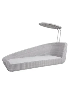 Savannah Daybed, højre i hvid/grå fra Cane-line