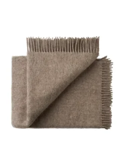 Season Plaid, latte beige fra Silkeborg Uldspinderi