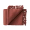 Season Plaid, rosewood fra Silkeborg Uldspinderi