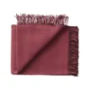 Secret Plaid, beetroot/rhubarb fra Silkeborg Uldspinderi