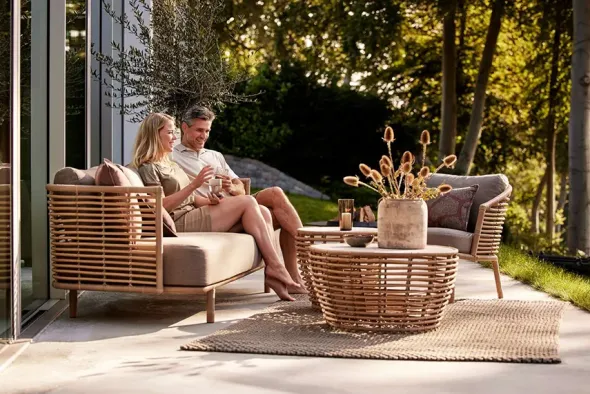 Sense 3 pers. Sofa fra Cane-line