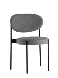 Serie 430 spisestol, sort af Verner Panton