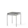 Sett LN11 Sidebord, verde guatemala marble / dark chrome fra &Tradition