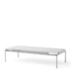 Sett LN12 Sofabord, bianco carrara marble / dark chrome fra &Tradition