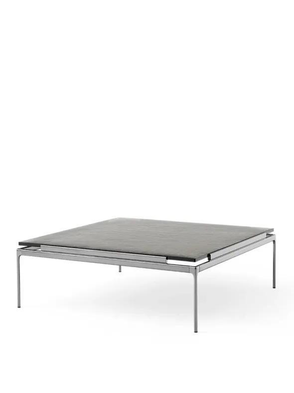 Sett LN13 Sofabord, smoked glass / dark chrome fra &Tradition