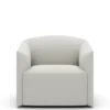 Shore Lounge Chair Extended Base, quill fra New Works