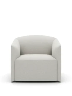 Shore Lounge Chair Extended Base, quill fra New Works
