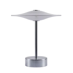 Sinus 22 Portable bordlampe, stål af Piet Hein