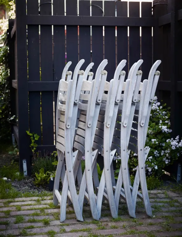 Skagerak Selandia Sæt, 2 armstole og Ø 94 bord fra Fritz Hansen