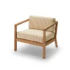 Skagerak Virkelyst Stol, Golden Yellow Stripe fra Fritz Hansen
