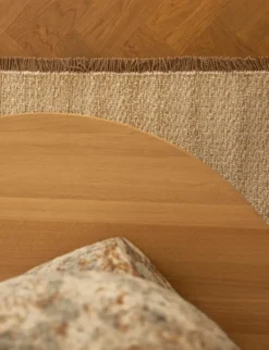 Soft Outline gulvtæppe, Beige fra Linie Design