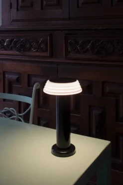 Sowden Light Portable Lamp PL1, black/white