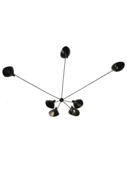 Spider Big Wall Lamp w/7 Fixed Arms af Serge Mouille