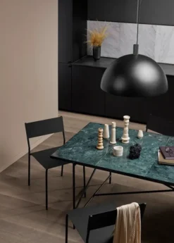 Spisebord 185, grøn marmor fra HANDVÄRK