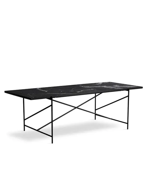 Spisebord 230, sort marmor fra HANDVÄRK