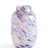 Splash Vase, Round light pink and blue fra Hay