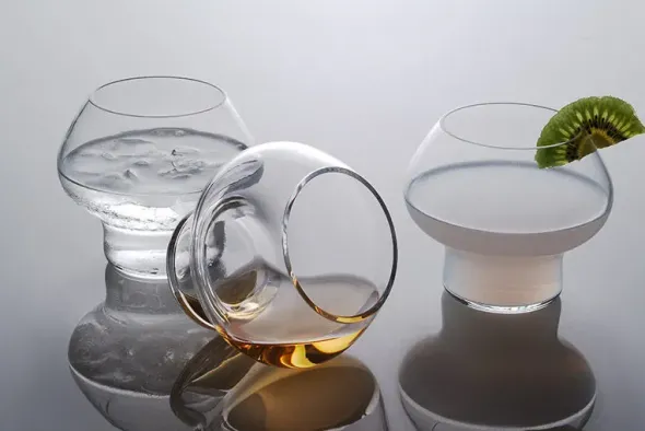 Spring Glas, 2 stk. af Jørn Utzon