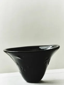 S.R. Vintage Bowl Deco Black fra Louise Roe