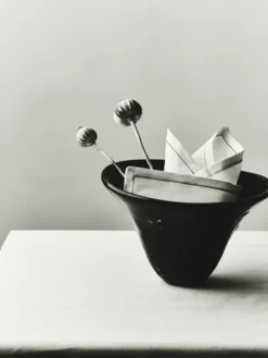 S.R. Vintage Bowl Deco Black fra Louise Roe