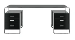 S 285/5 skrivebord, krom fra Thonet