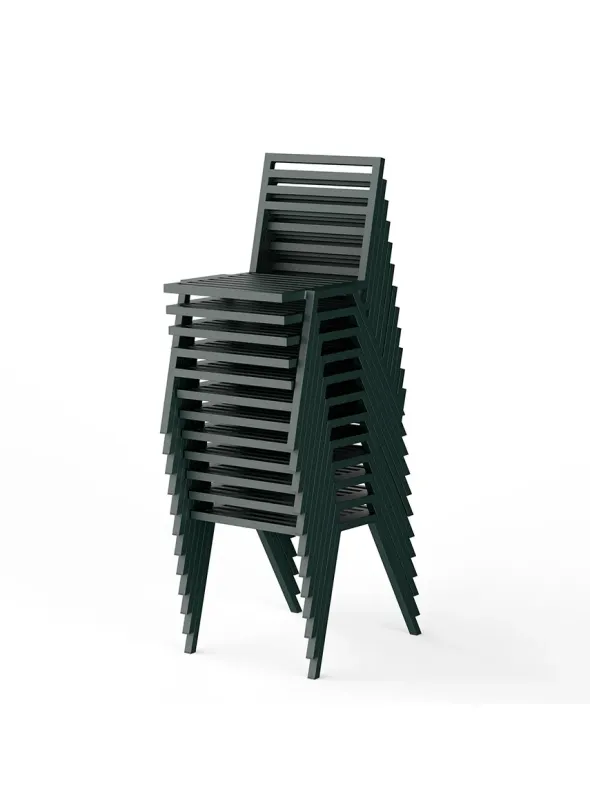 Stacking Chair, grøn fra 19 Outdoors