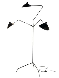 Standing Lamp w/3 Heads/Arms af Serge Mouille