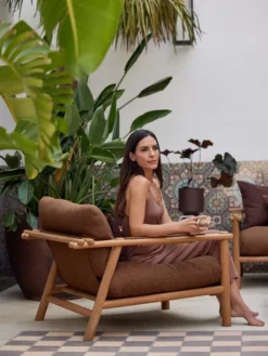 Sticks Loungestol, teak fra Cane-line