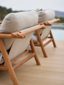 Sticks Loungestol, teak fra Cane-line