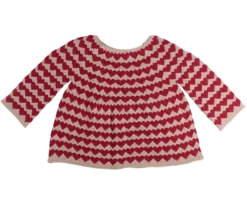 Strikket sweater, Størrelse 5-6 år - Hjerter fra Maileg