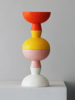 Strøm Skål, vibrant orange fra raawii