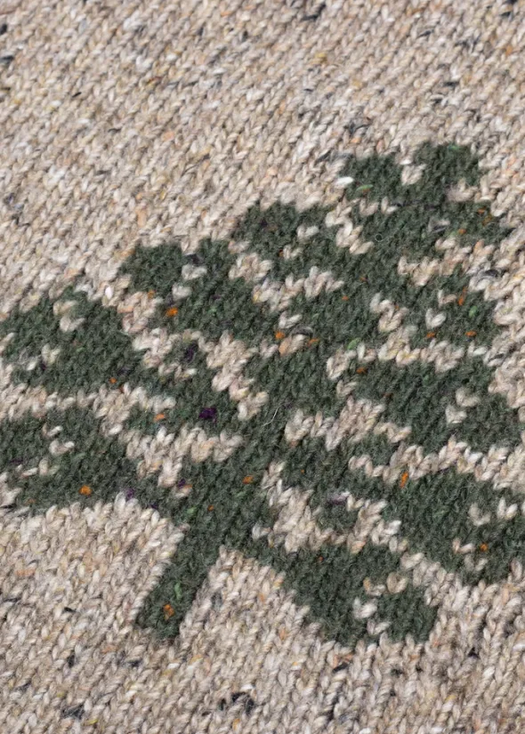Sweater Strikket størrelse 3-4 år - Træ fra Maileg
