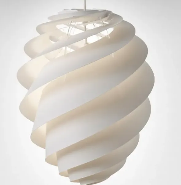 Swirl 2, hvid fra Le Klint