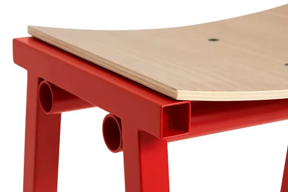 Taburete 8 Bar Stool, low fra Hay