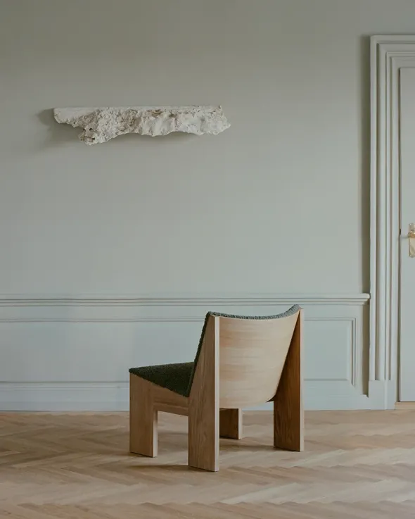 Tenon Lounge Chair, natural oak fra New Works