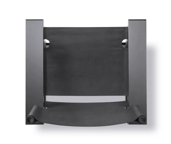 The Canvas Chair, sortlakeret eg sort canvas af Børge Mogensen