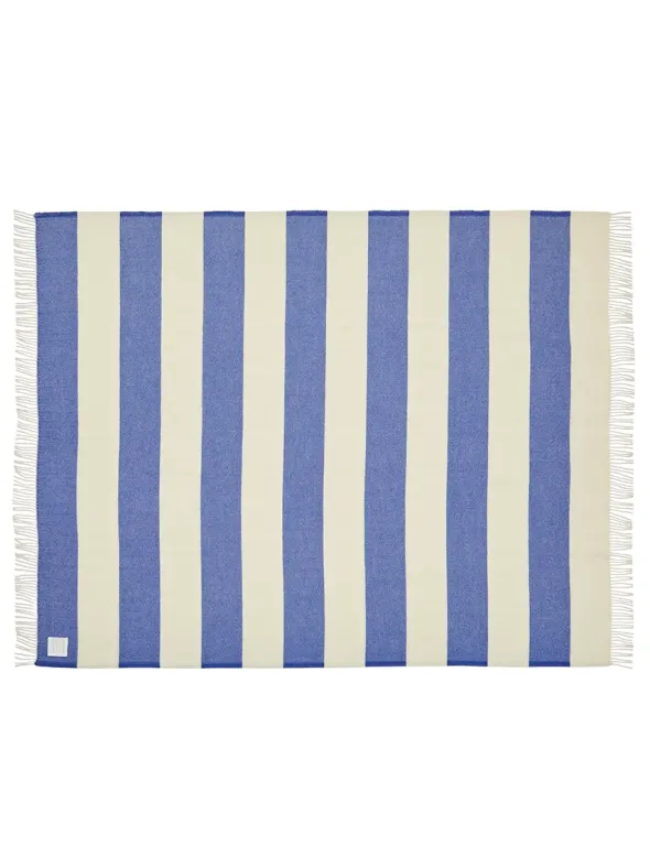 The Sweater Plaid, cobalt fra Silkeborg Uldspinderi