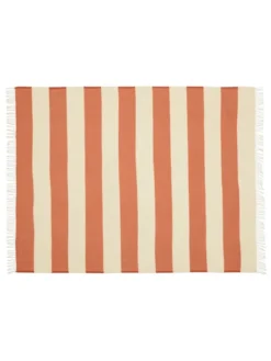 The Sweater Plaid, orange fra Silkeborg Uldspinderi
