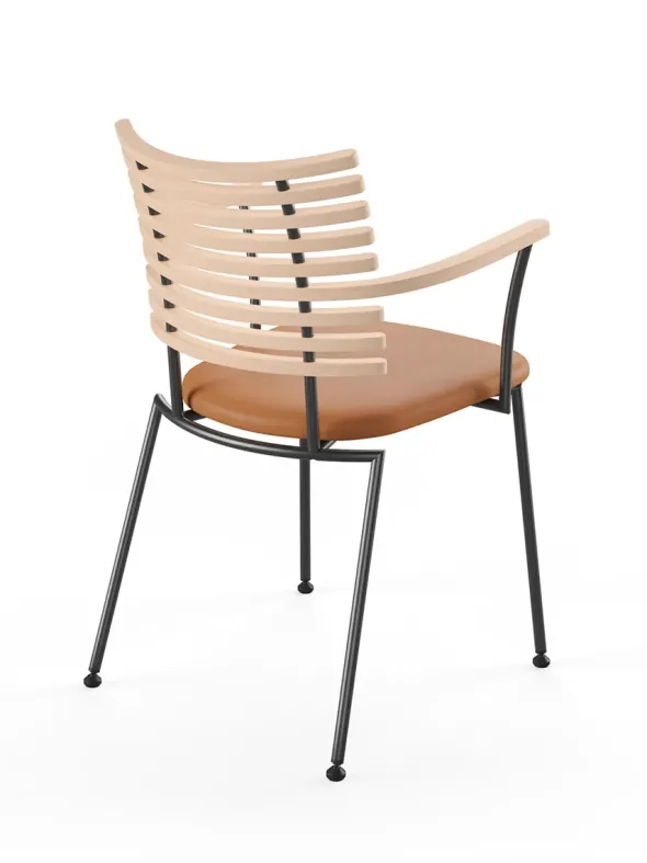 Tiger Armstol, cognac læder fra Naver Collection