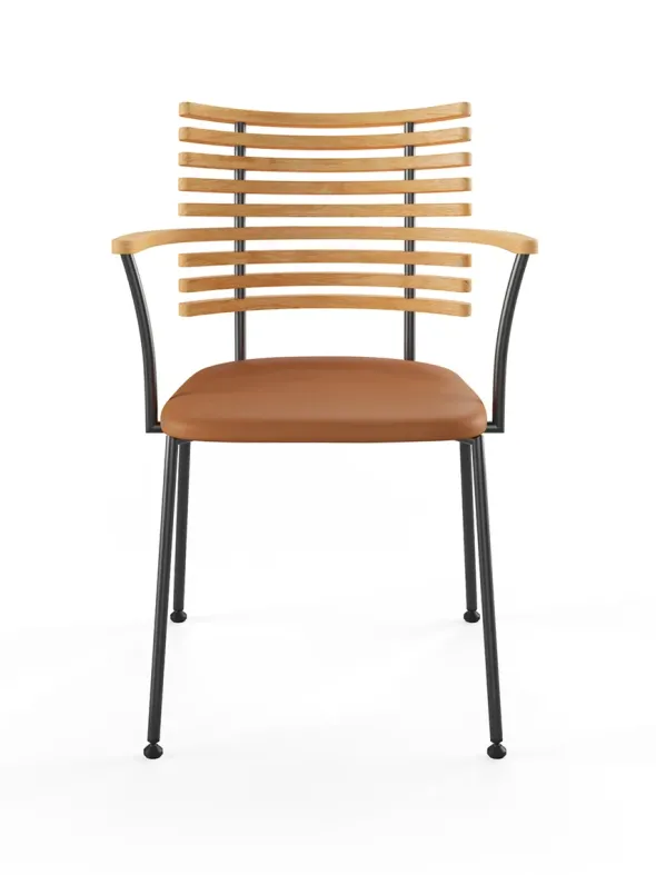 Tiger Armstol, cognac læder fra Naver Collection