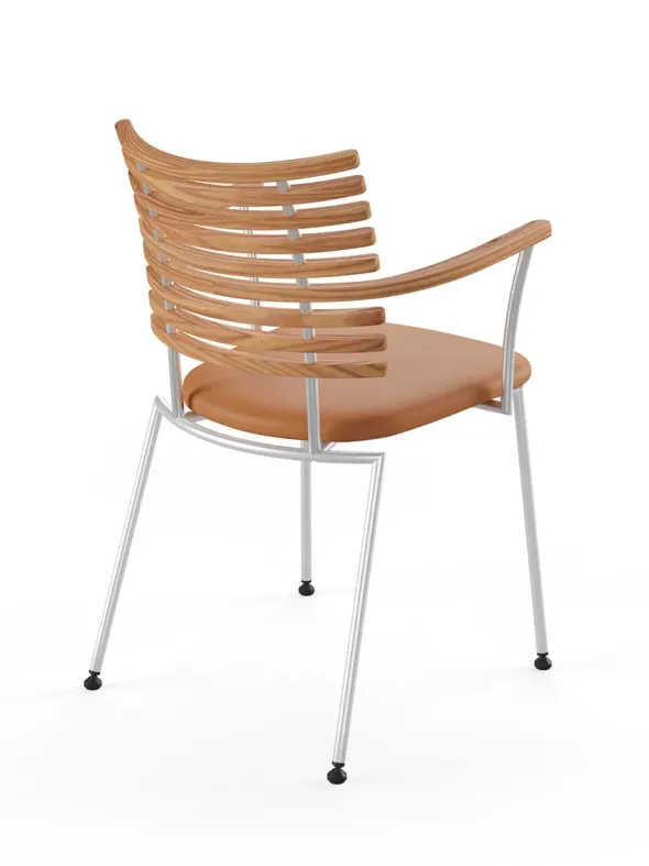 Tiger Armstol, cognac læder fra Naver Collection