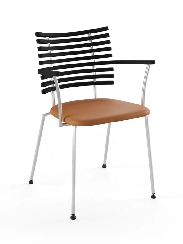 Tiger Armstol, cognac læder fra Naver Collection