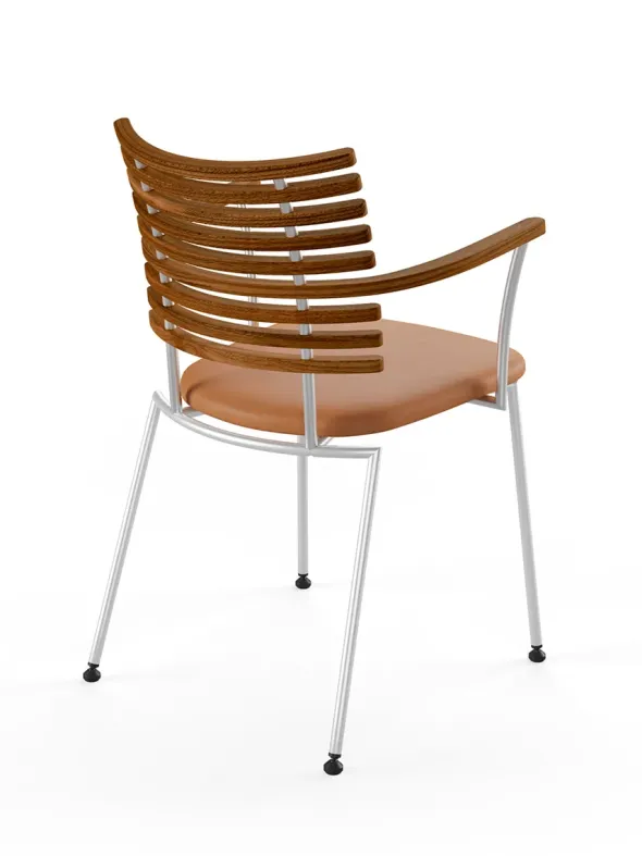 Tiger Armstol, cognac læder fra Naver Collection