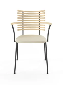 Tiger Armstol, creme læder fra Naver Collection