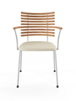 Tiger Armstol, creme læder fra Naver Collection