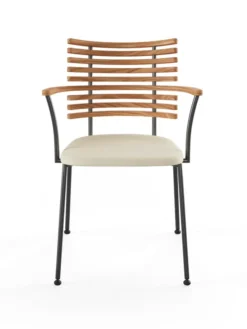 Tiger Armstol, creme læder fra Naver Collection