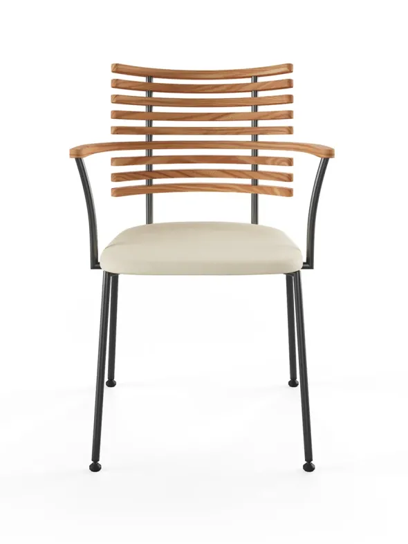 Tiger Armstol, creme læder fra Naver Collection