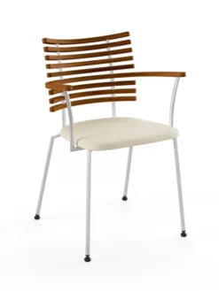 Tiger Armstol, creme læder fra Naver Collection