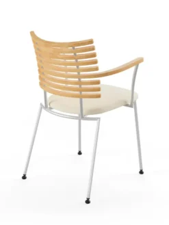 Tiger Armstol, creme læder fra Naver Collection
