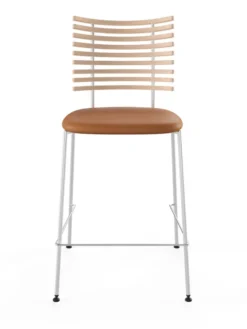 Tiger Barstol, cognac læder fra Naver Collection