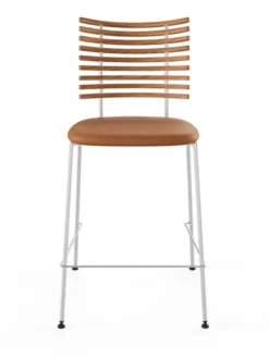 Tiger Barstol, cognac læder fra Naver Collection